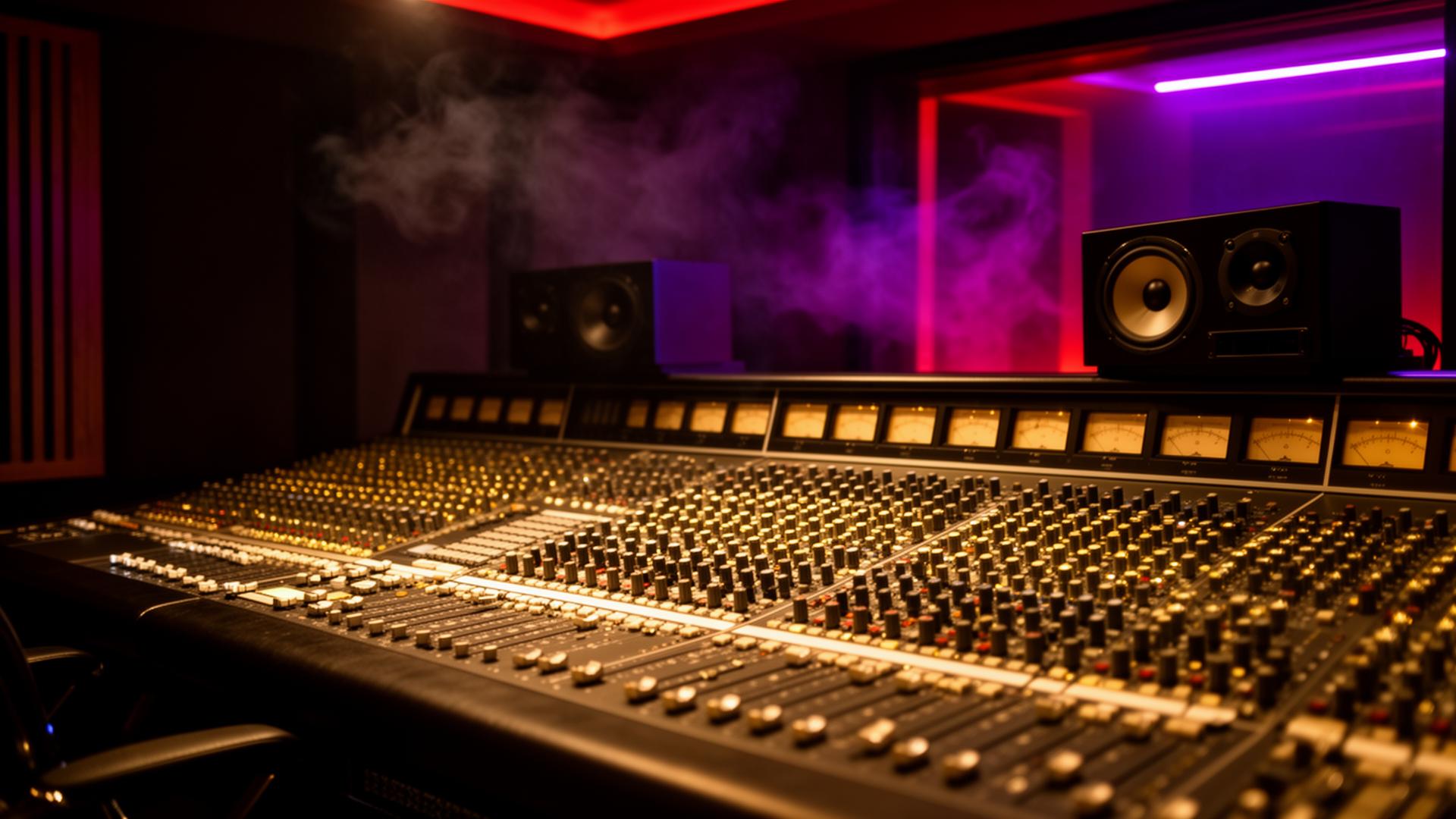 Hit House Detroit Inc. recording studio mixing console